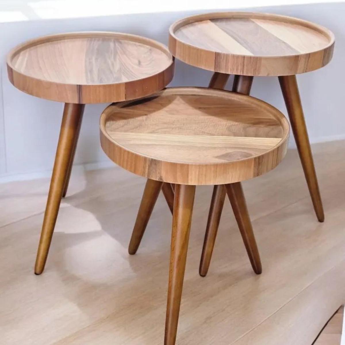 Forest Bloom Nesting Table Set Of 3