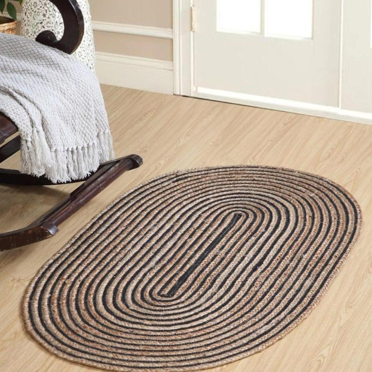 Natural Touch Oval Jute Rug