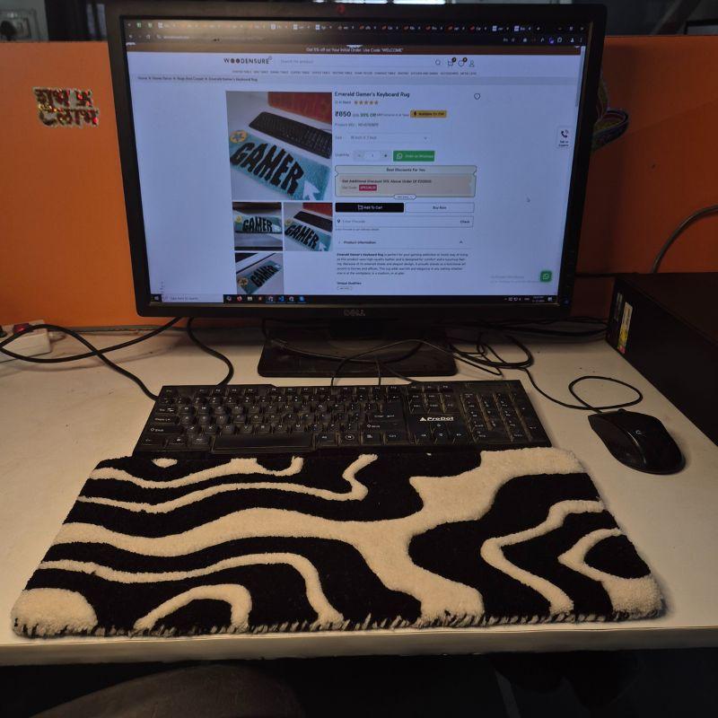 Zenith Keyboard Wool Rug