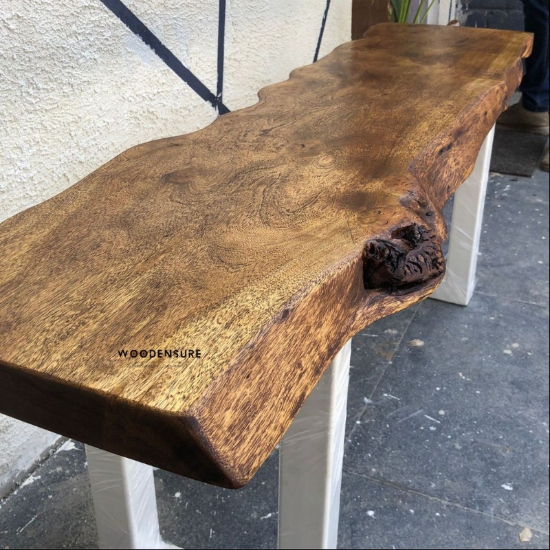 Tree Line Live Edge Wood Bench | Bench | Tree Line Live Edge Wood Bench