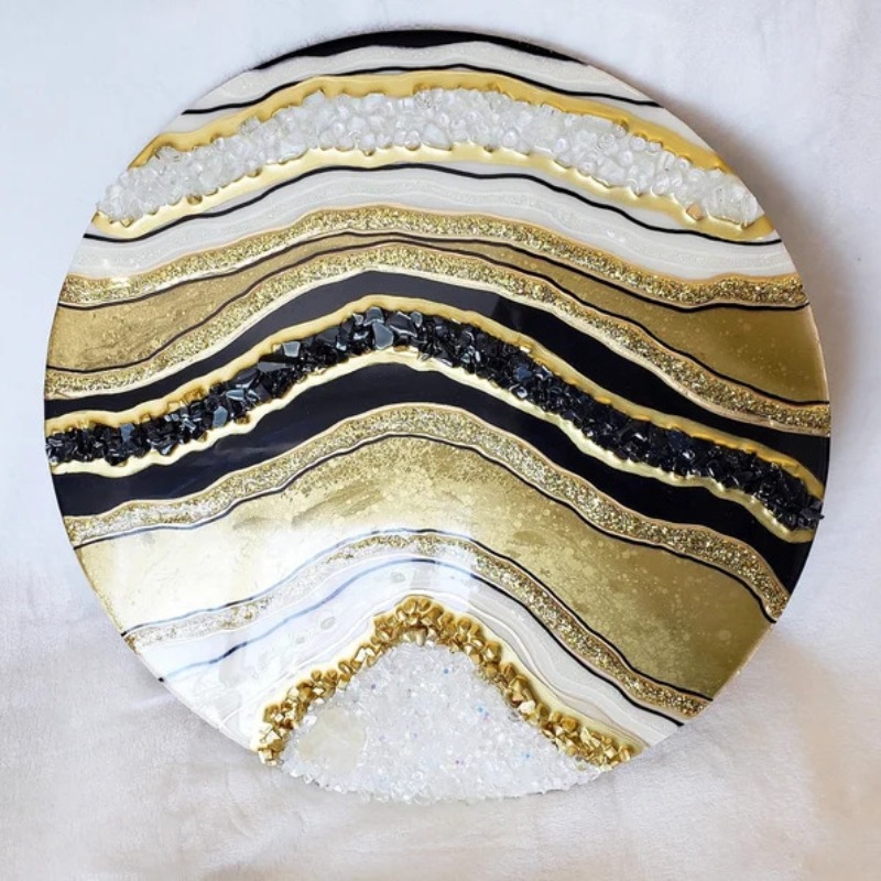 Geode Wall Art Resin | Wall Art | Geode Wall Art Resin