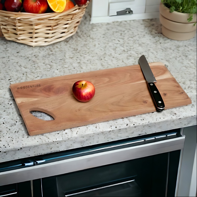 Fluke Acacia Solid Wood Serving & Chopping Board | Chopping Board | Fluke Acacia Solid Wood Serving & Chopping Board