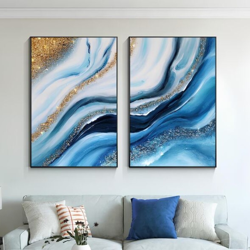 3d resin wall art Set of 2 | Wall Art | 3d resin wall art Set of 2