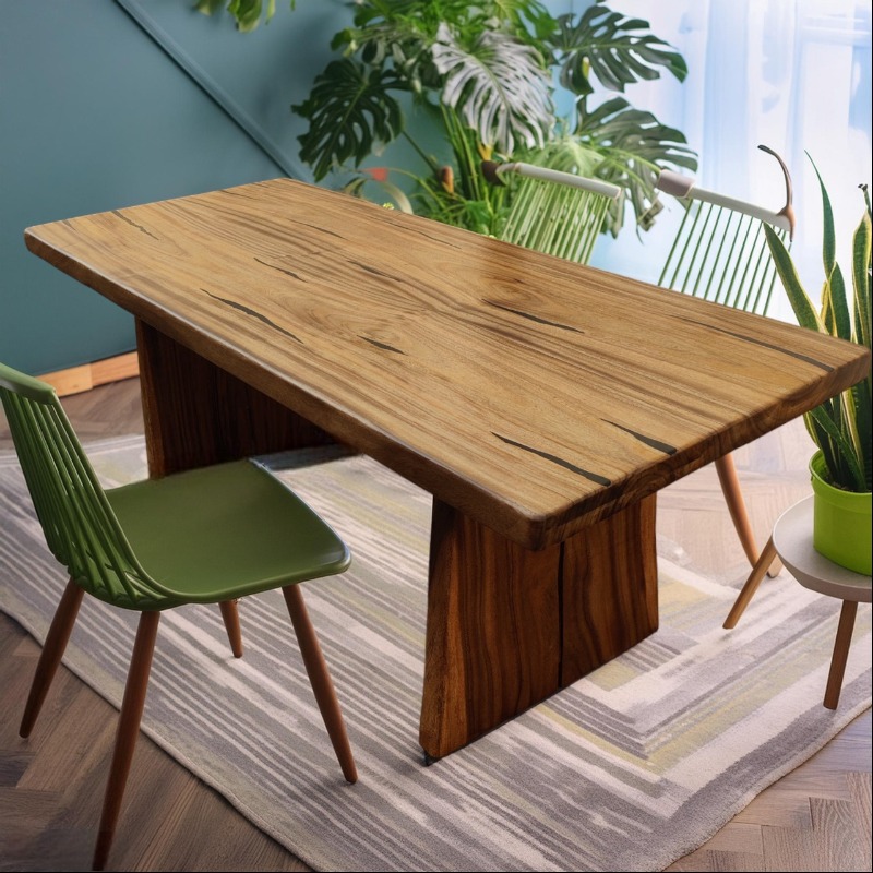 RadiantReef Solid Wood Dining Table | Solid Wood Dining Table | RadiantReef Solid Wood Dining Table