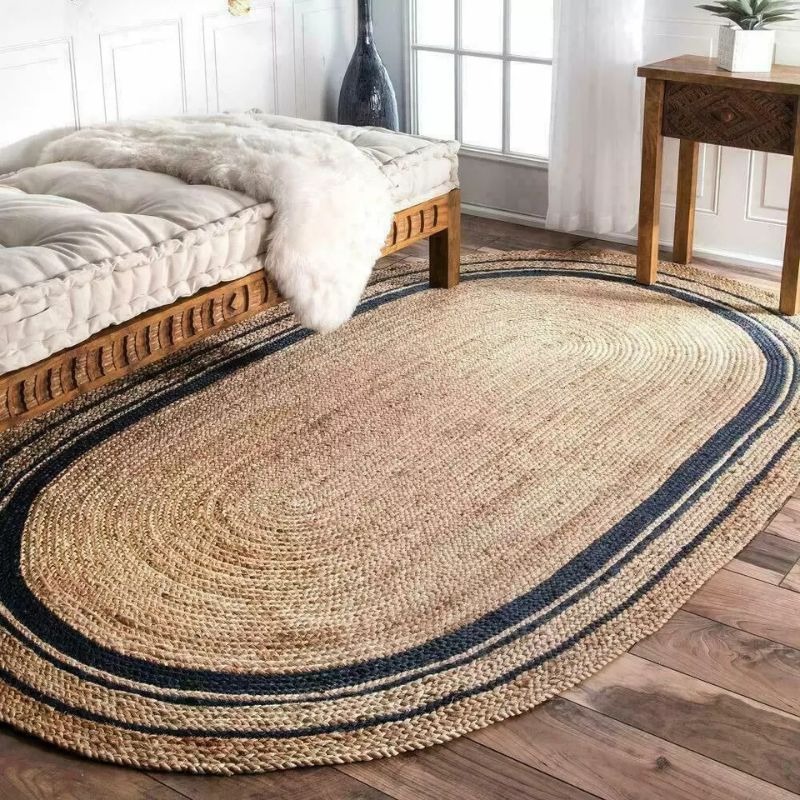 Coastal Charm Jute Oval Rug
