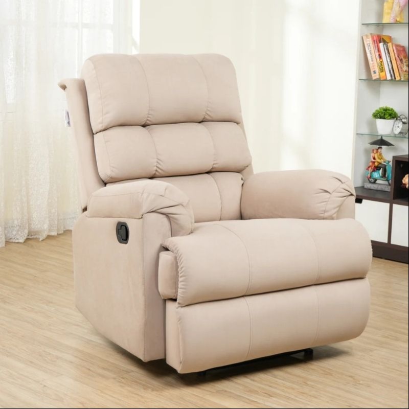 MoveMotion Manual Recliner Sofa | Single 1 seater recli...